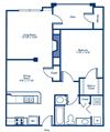 1.1A floorplan 1.1A floorplan at The Crossings at Russett, Laurel